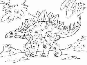 Раскраска динозавры для детей 4 5 лет #21 #58055