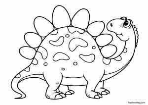 Раскраска динозавры для детей 4 5 лет #29 #58063