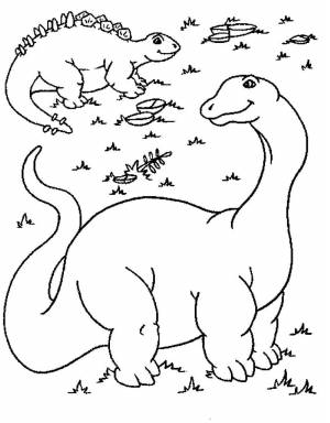 Раскраска динозавры для детей 5 6 лет #26 #58098