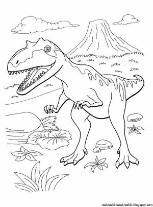 Раскраска динозавры для детей 6 7 лет #10 #58119