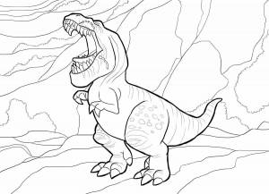 Раскраска динозавры для детей 6 7 лет #19 #58128