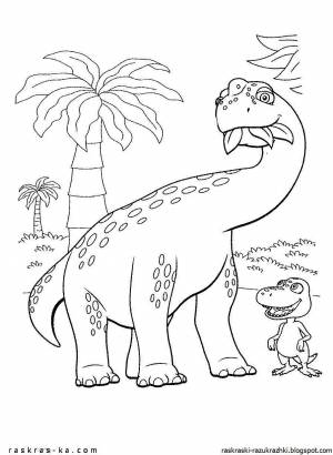 Раскраска динозавры для детей 6 7 лет #33 #58142