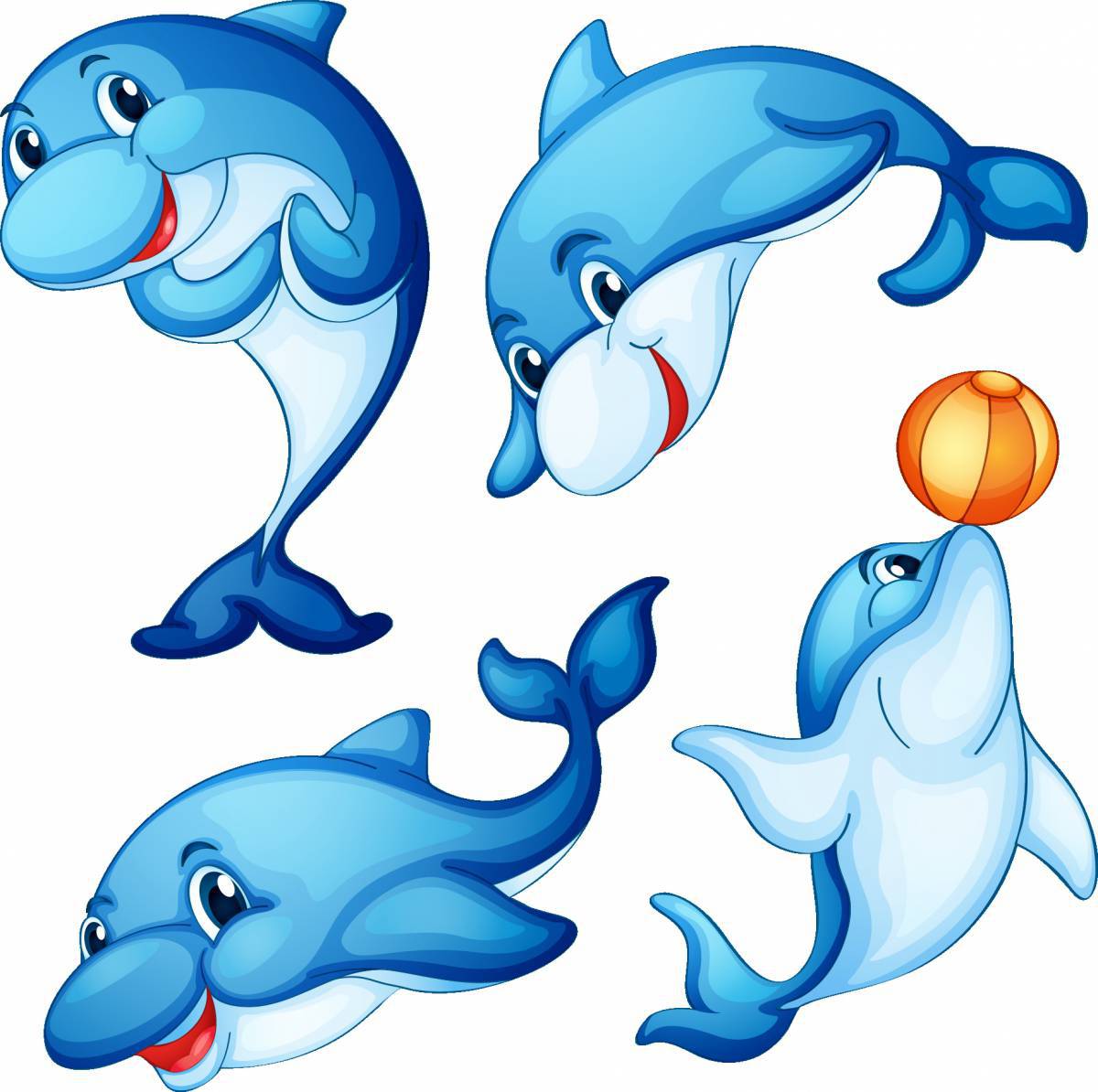 Дельфин для детей #15