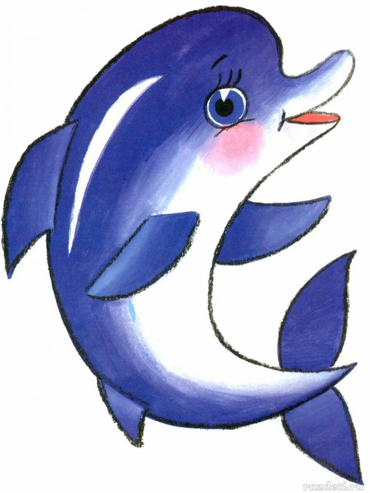Дельфин для детей #17