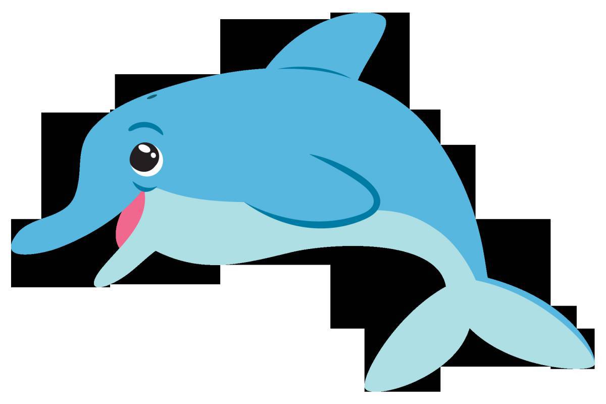 Дельфин для детей #18