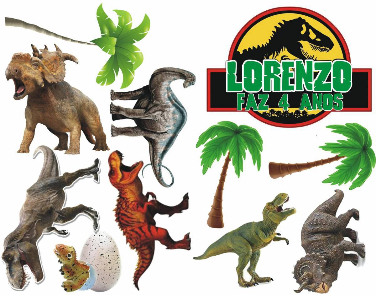 Динозавры для детей для печати #10