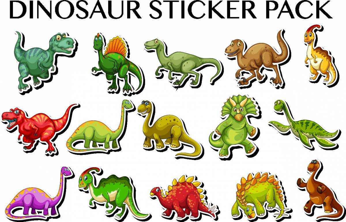 Динозавры для детей для печати #19