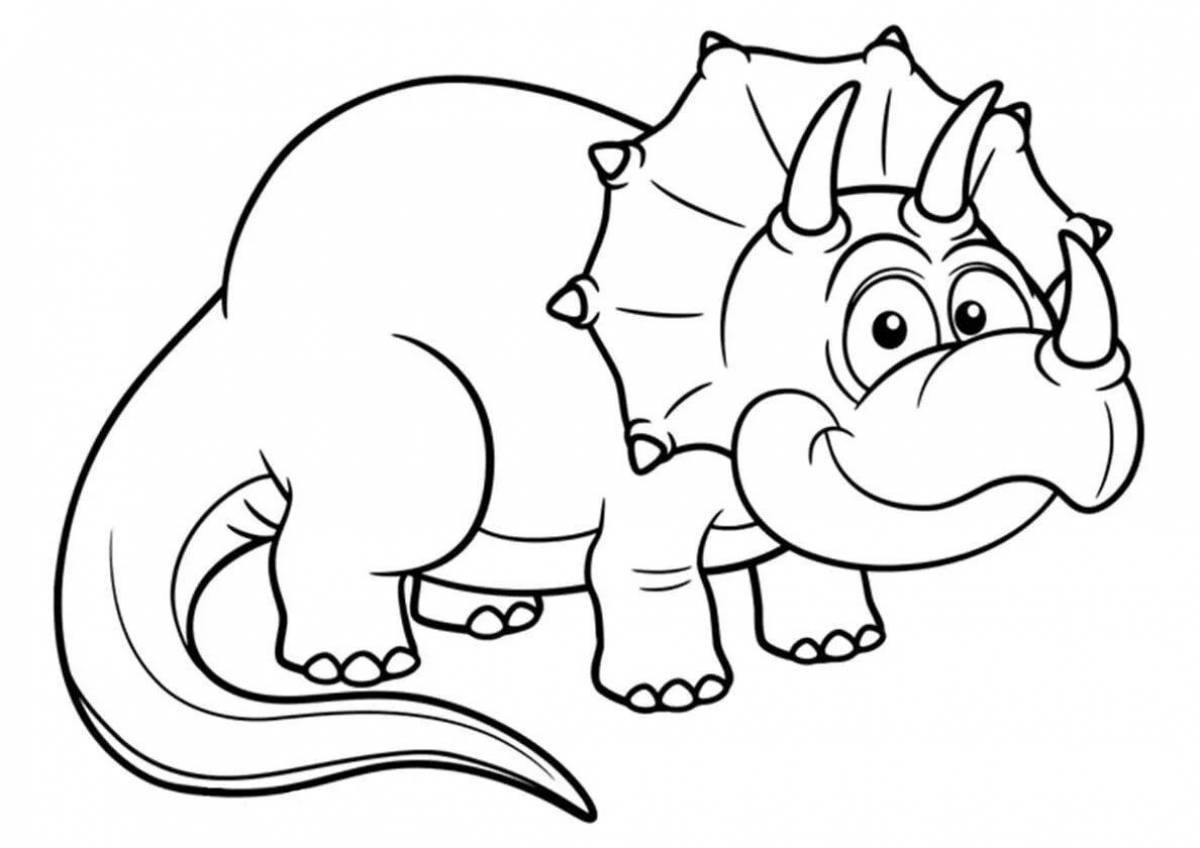 Динозавры для детей для печати #28