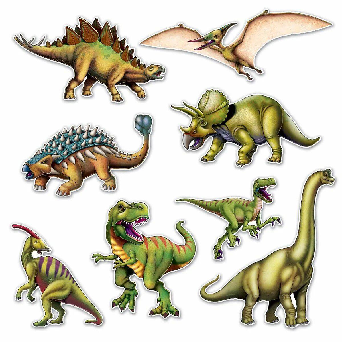 Динозавры для детей для печати #33