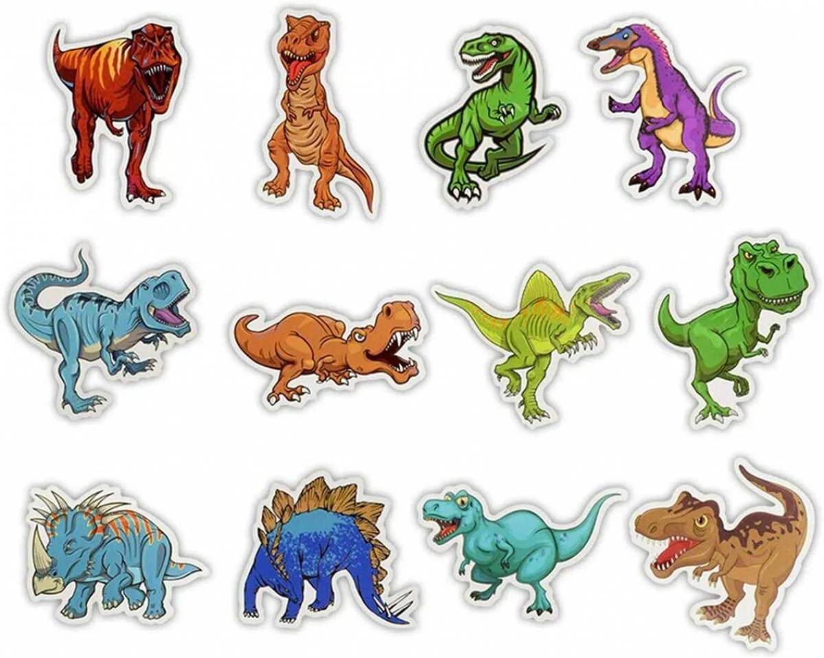 Динозавры для детей для печати #34