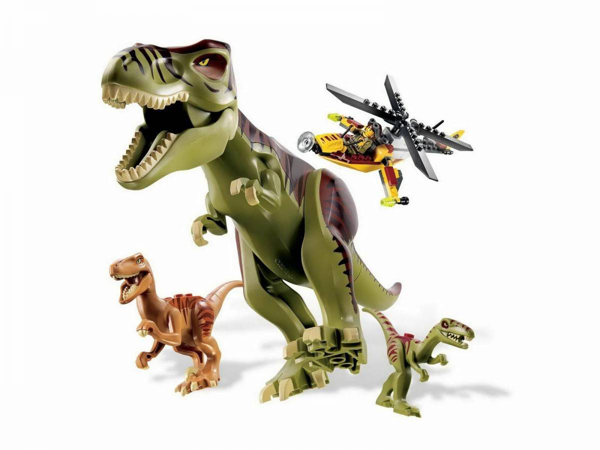 Динозавры лего #6
