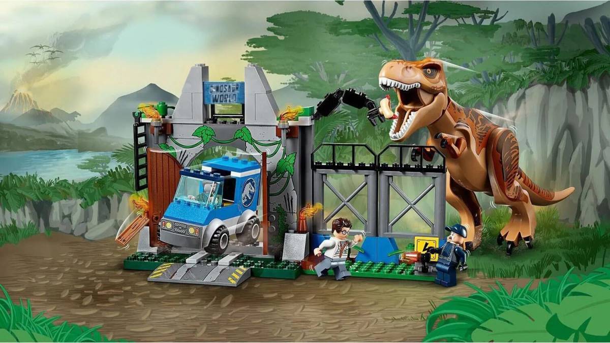 Динозавры лего #15