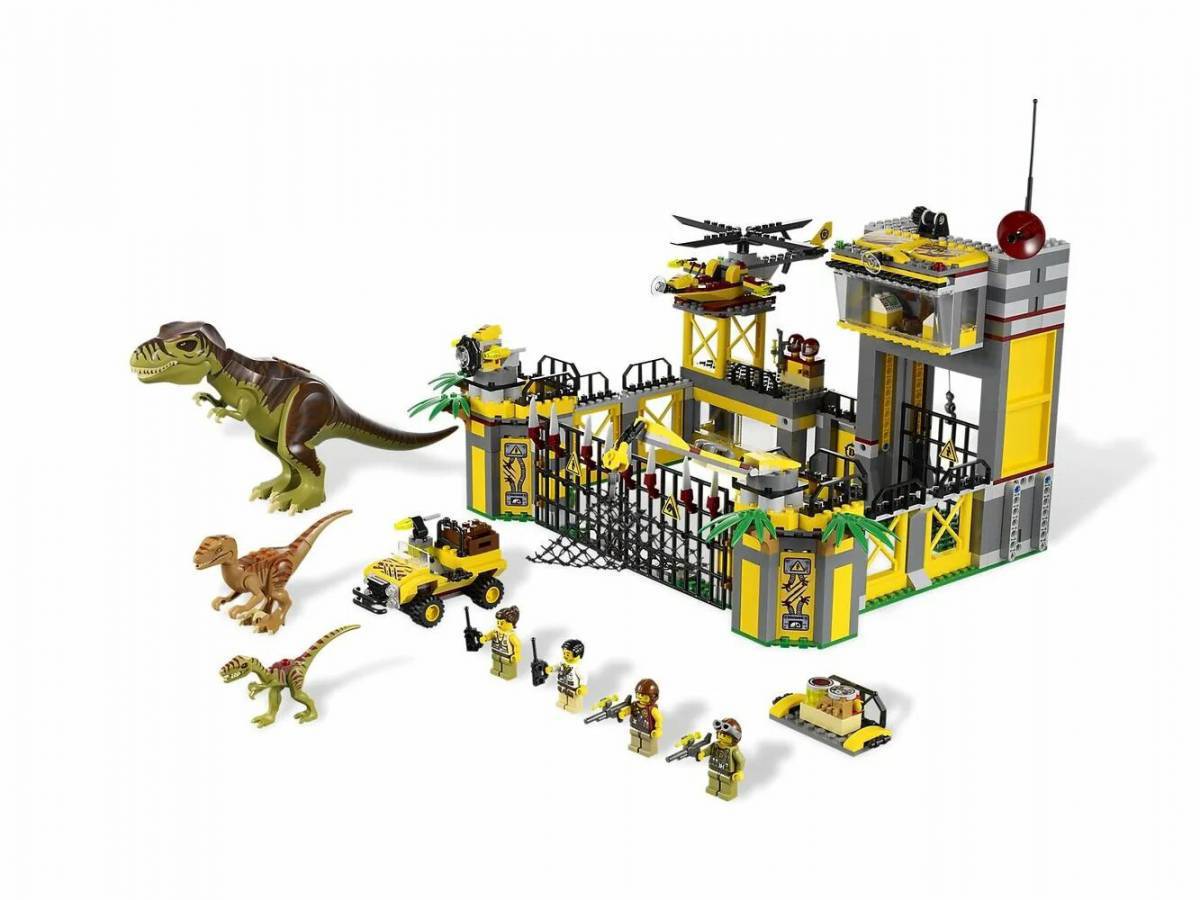 Динозавры лего #25