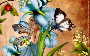 Раскраска для девочек бабочки #7 #61882