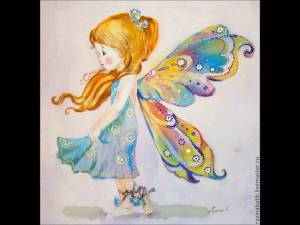 Раскраска для девочек бабочки #14 #61889