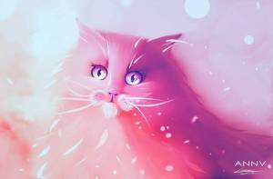 Раскраска для девочек котики милые #12 #62352
