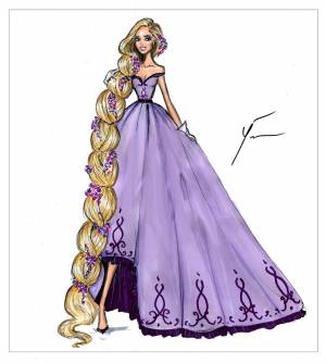 Раскраска для девочек принцессы в красивых платьях #24 #63052