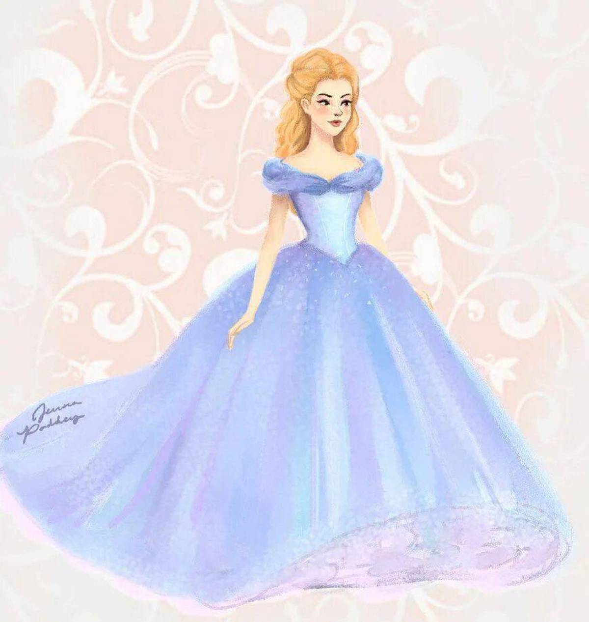 Для девочек принцессы в красивых платьях #7