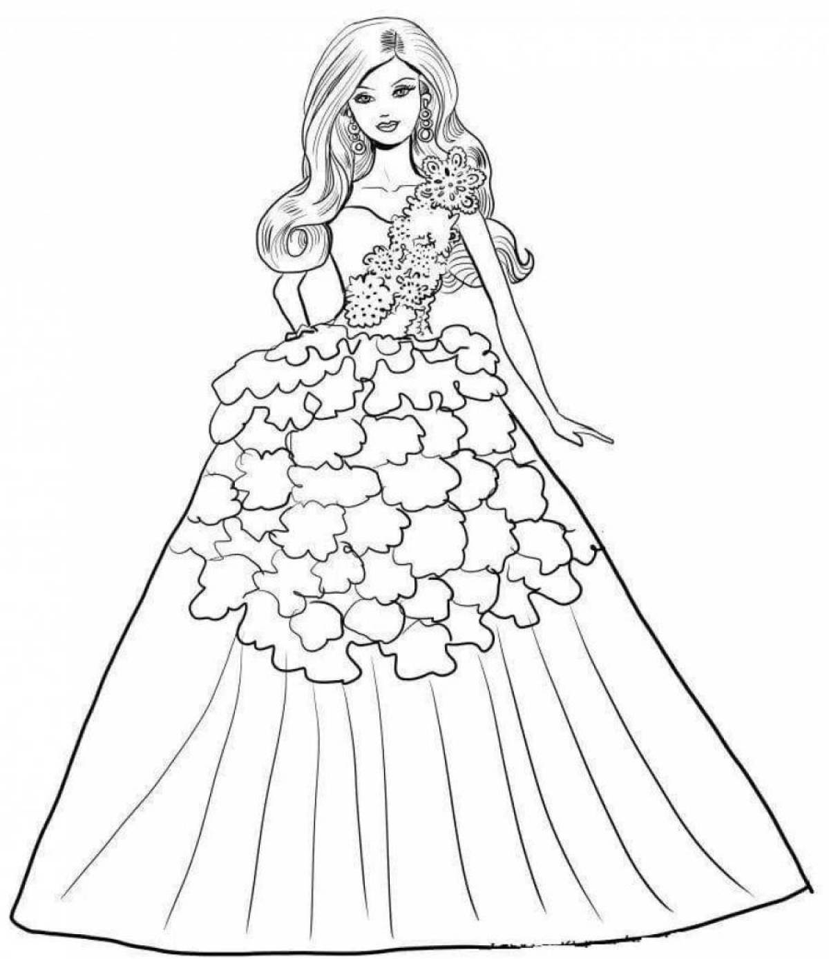 Для девочек принцессы в красивых платьях #17