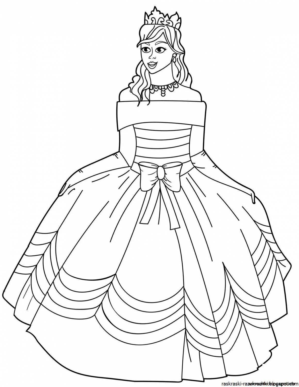 Для девочек принцессы в красивых платьях #31