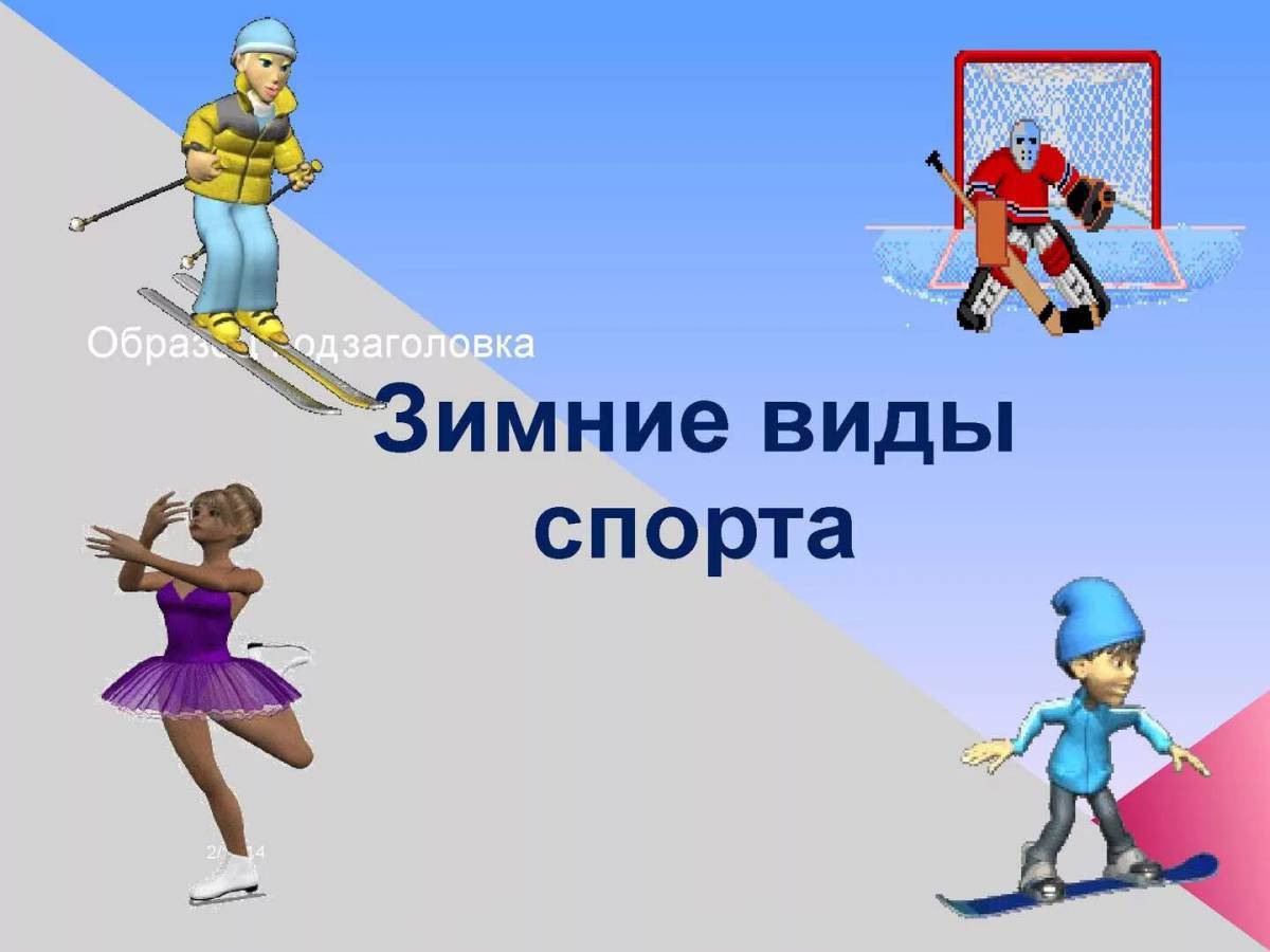 Краткосрочный проект зимние виды спорта