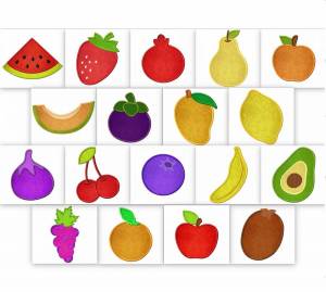 Раскраска для детей 3 4 лет овощи и фрукты #24 #64572