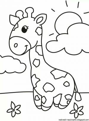 Раскраска для детей 4 5 лет животные #13 #65023