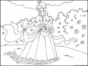 Раскраска для детей 6 7 лет принцессы #16 #66012