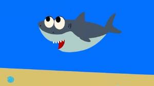 Раскраска для детей акуленок #10 #66382