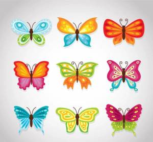 Раскраска для детей бабочки 5 6 лет #30 #66507