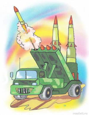 Раскраска для детей военная техника #30 #66619