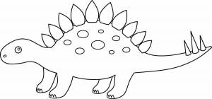 Раскраска для детей динозавры 3 4 лет #16 #66717