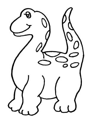Раскраска для детей динозавры 3 4 лет #21 #66722