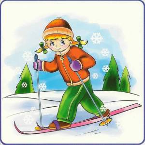 Раскраска для детей зимние виды спорта #18 #66795