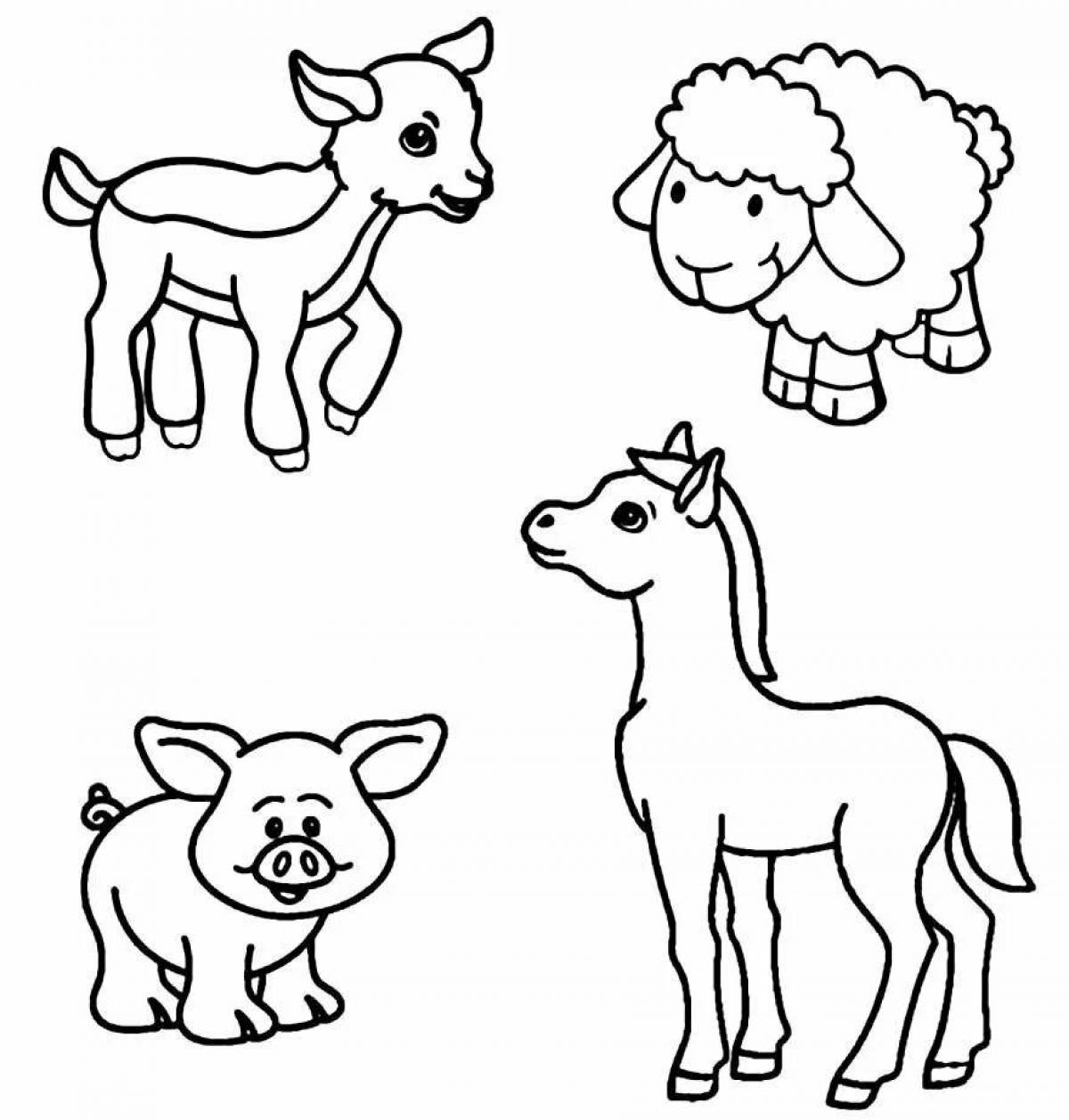 Картинка Для детей 4 5 лет животные #2
