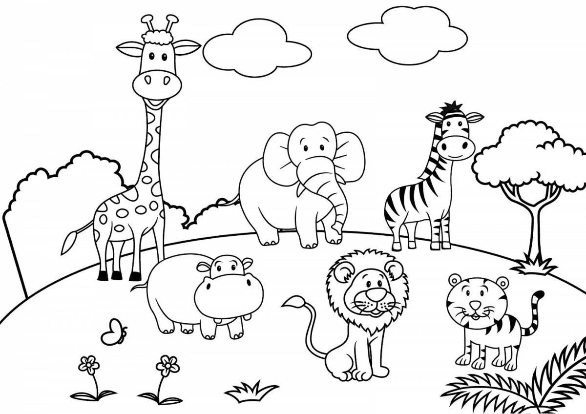 Картинка Для детей 4 5 лет животные #4