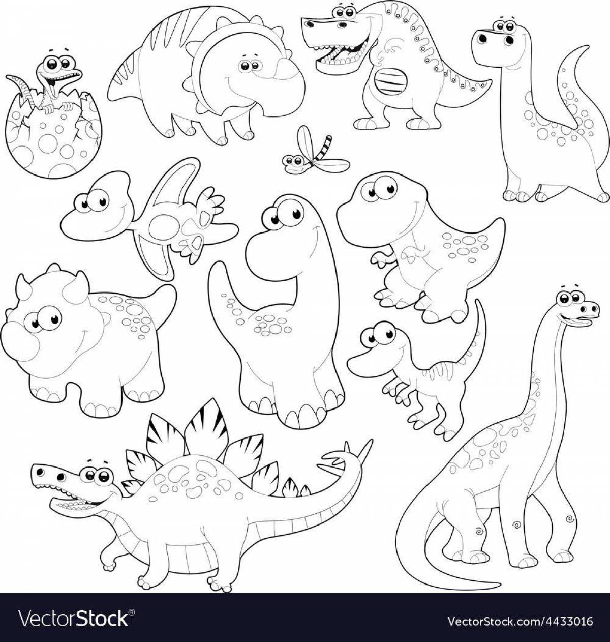Для детей динозавры 3 4 лет #18
