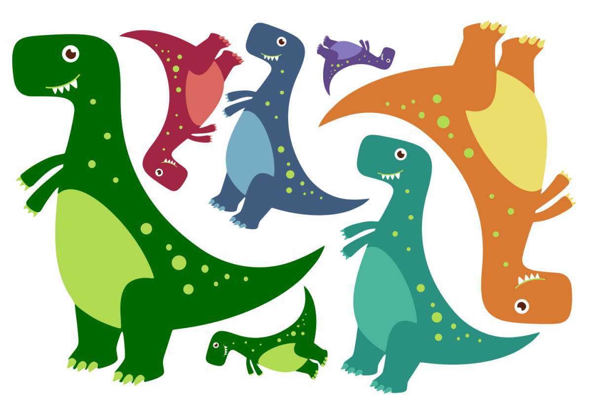 Для детей динозавры 3 4 лет #30