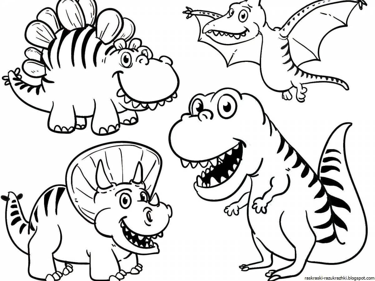 Для детей динозавры 3 4 лет #34