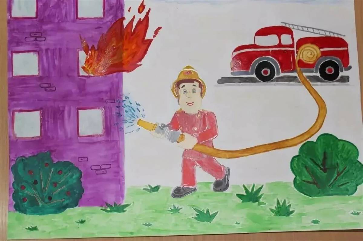 Для детей на тему пожарная безопасность #21