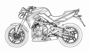 Раскраска для мальчиков мотоциклы #7 #69569