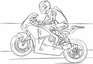Раскраска для мальчиков мотоциклы #13 #69575