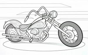 Раскраска для мальчиков мотоциклы #16 #69578