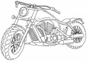 Раскраска для мальчиков мотоциклы #26 #69588