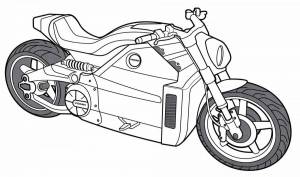 Раскраска для мальчиков мотоциклы #39 #69601