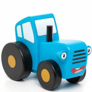 Раскраска для мальчиков синий трактор #15 #69650