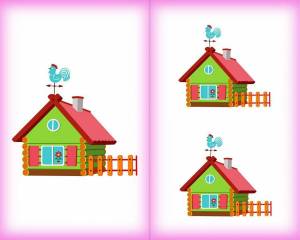 Раскраска домик для детей 2 3 лет #5 #72200