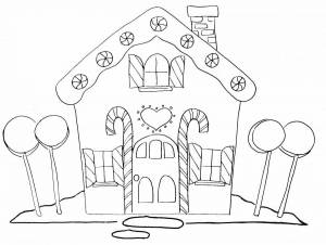 Раскраска домик для детей 6 7 лет #26 #72297