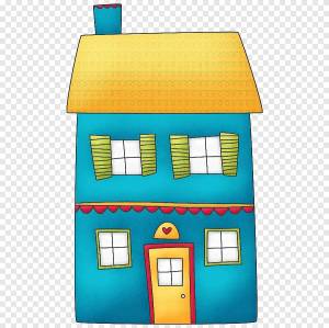 Раскраска домик для малышей #3 #72313
