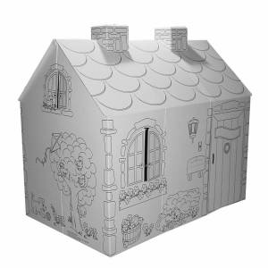 Раскраска домик из картона #12 #72335